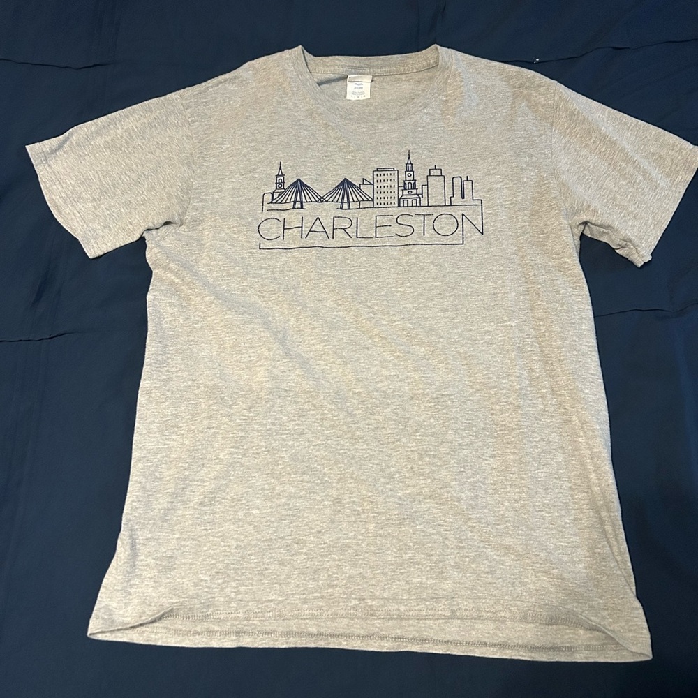 Gray Charleston Graphic T-Shirt